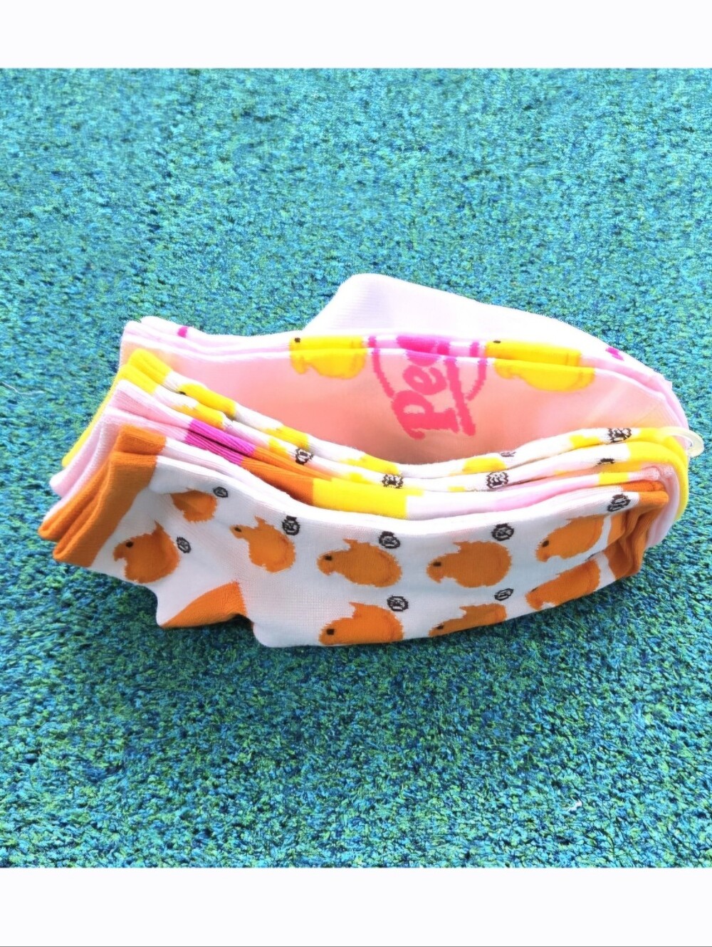 Peeps Crew Socks - 5 Pairs - Multi-color - Picture 5 of 5